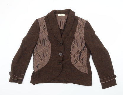 Womens UK Size 18 Peruzzi Regular Brown Blazer