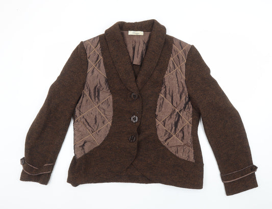 Womens UK Size 18 Peruzzi Regular Brown Blazer