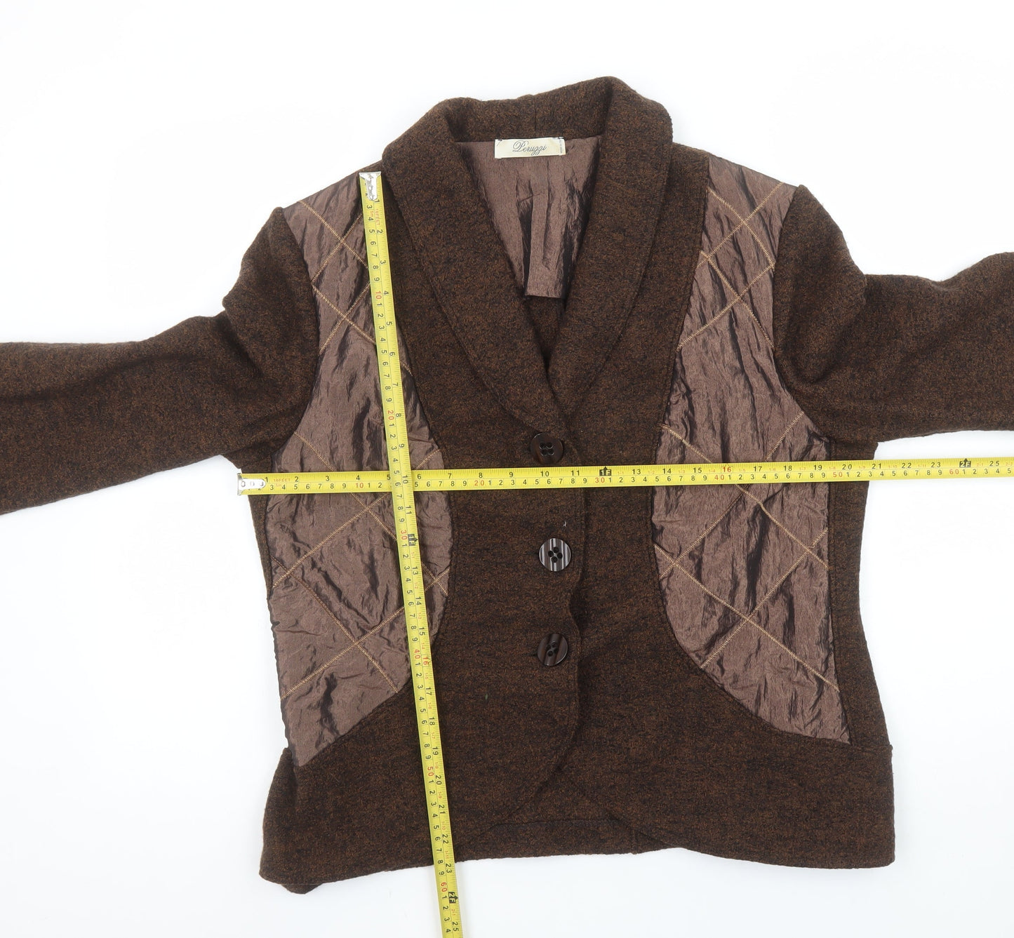 Womens UK Size 18 Peruzzi Regular Brown Blazer