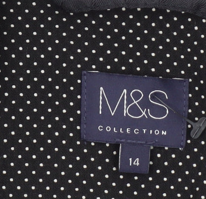 Womens UK Size 14 Marks and Spencer Regular Black Blazer