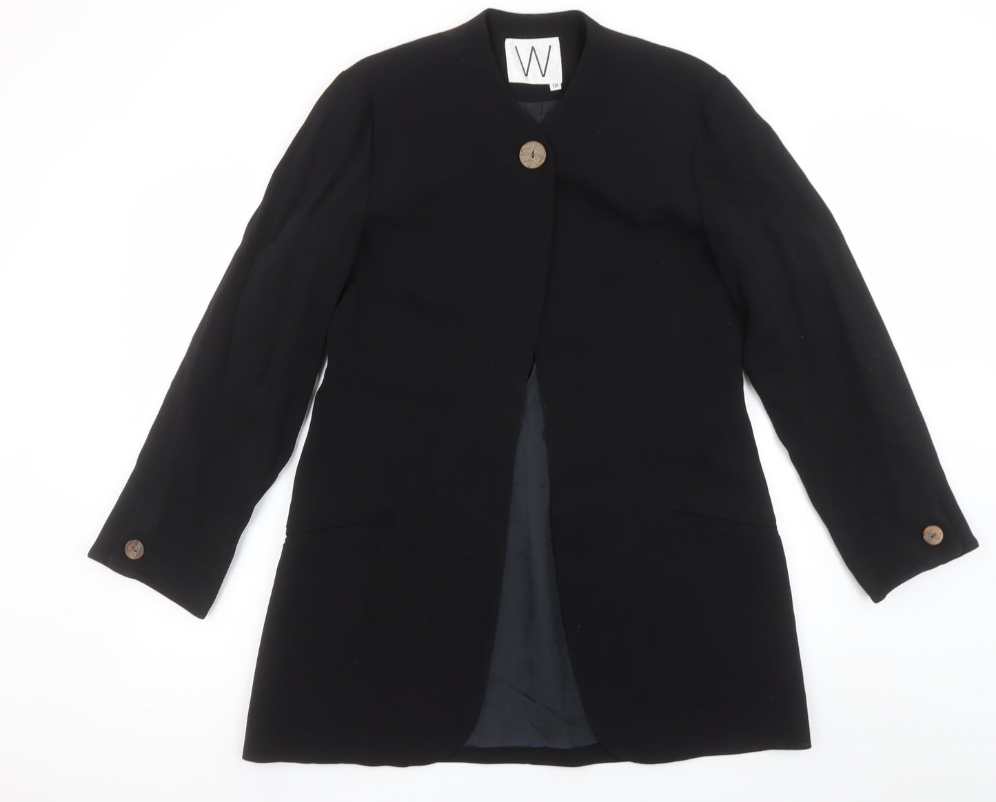 Womens UK Size 12 Marks and Spencer Regular Black Blazer