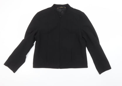 Womens UK Size 14 Marks and Spencer Black Basic Jacket