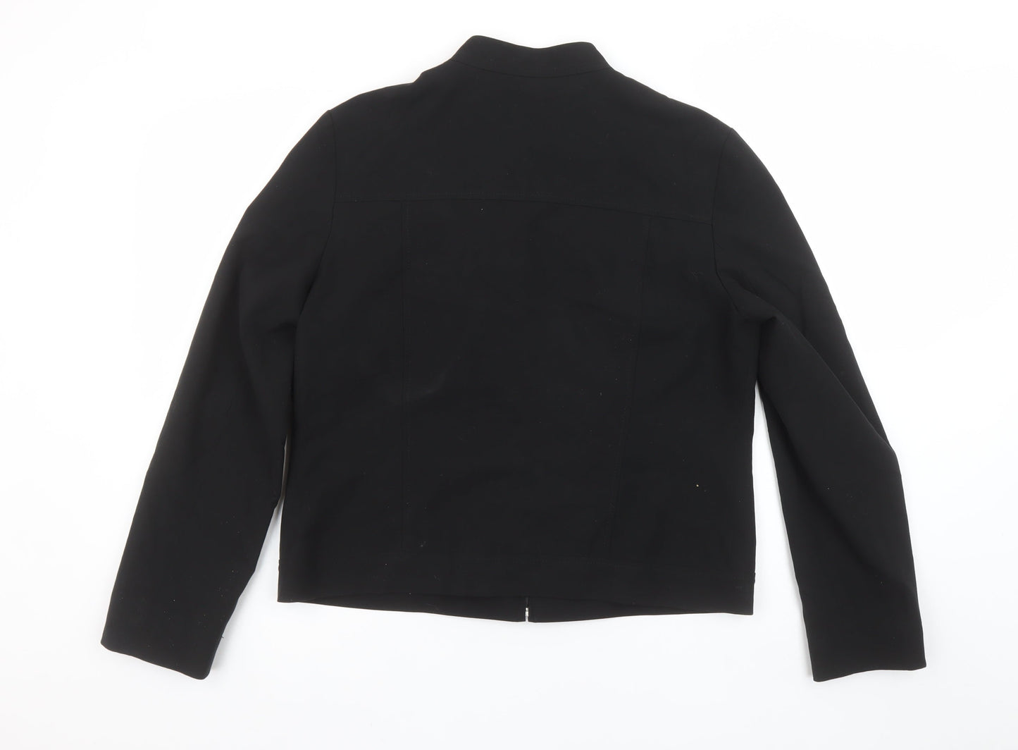 Womens UK Size 14 Marks and Spencer Black Basic Jacket
