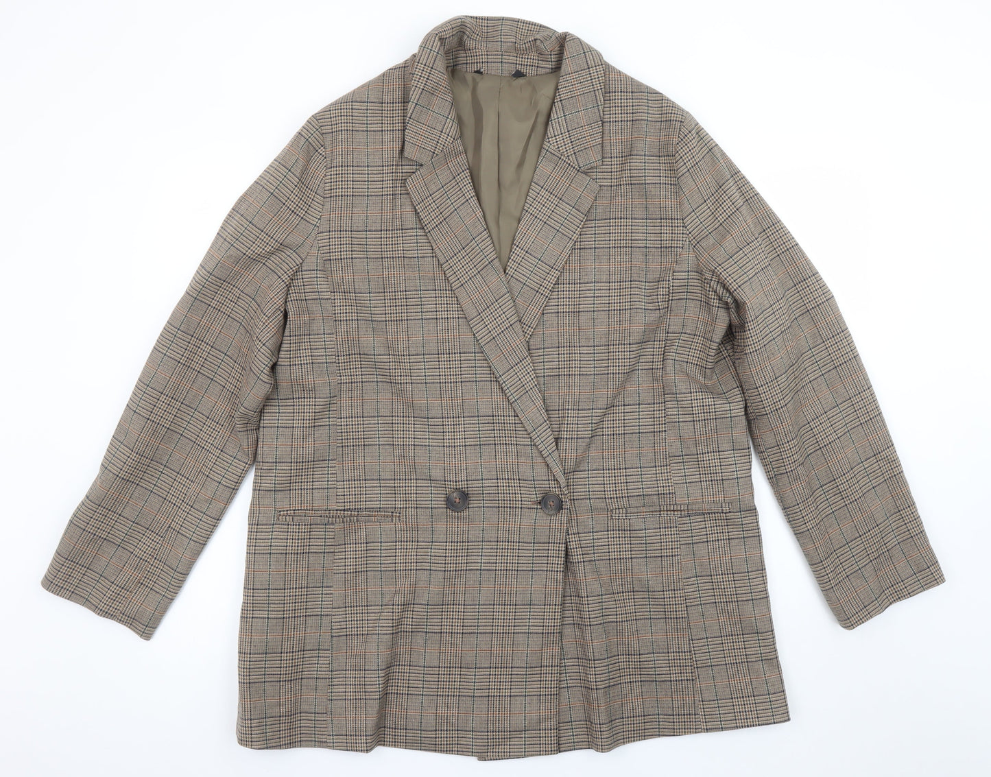 Womens UK Size 16 George Regular Brown Blazer