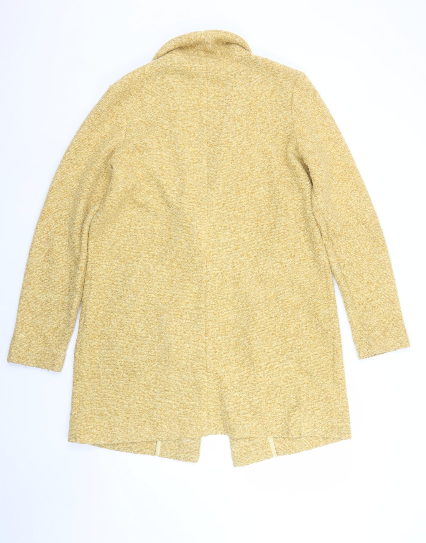 Womens UK Size 12 NEXT Yellow Overcoat