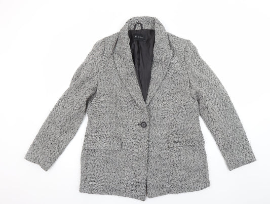 Womens UK Size 12 Et Vous Regular Grey Blazer