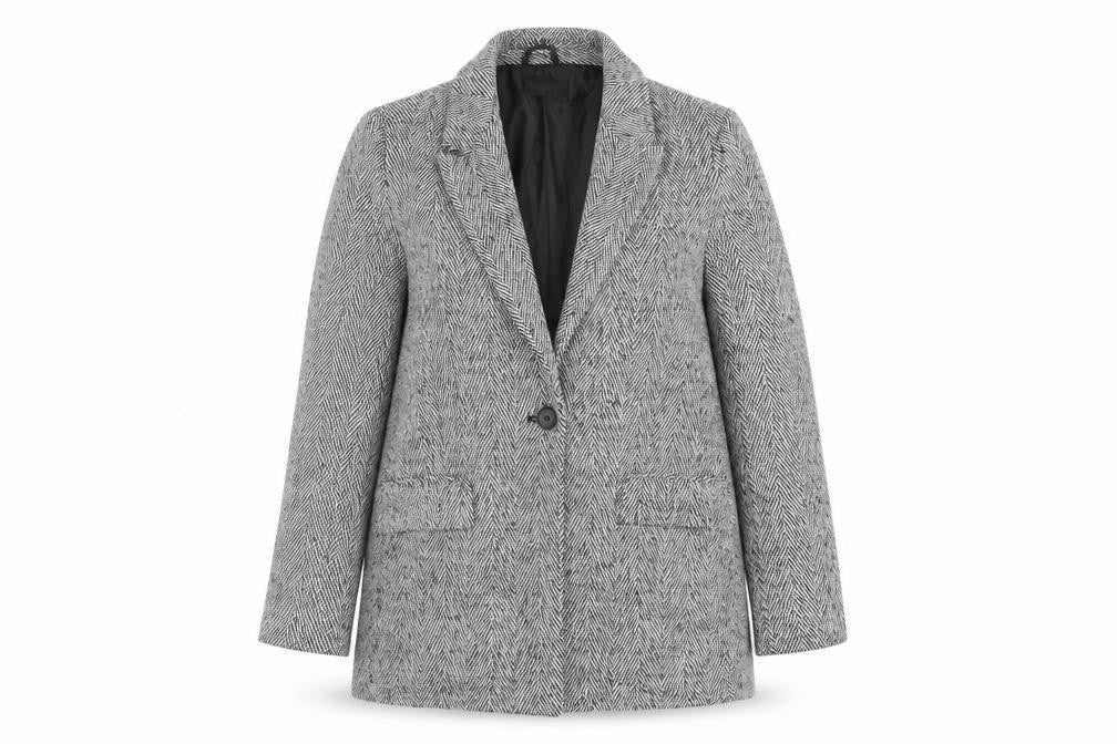 Womens UK Size 12 Et Vous Regular Grey Blazer