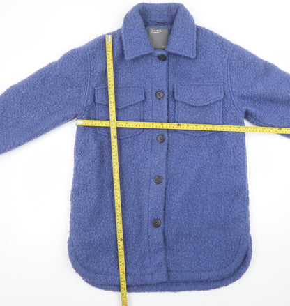 Womens UK Size 8 Papaya Blue Basic Jacket