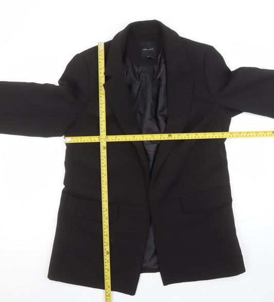 New Look Women Black Size 12 Slim Fit Single-Breasted Blazer