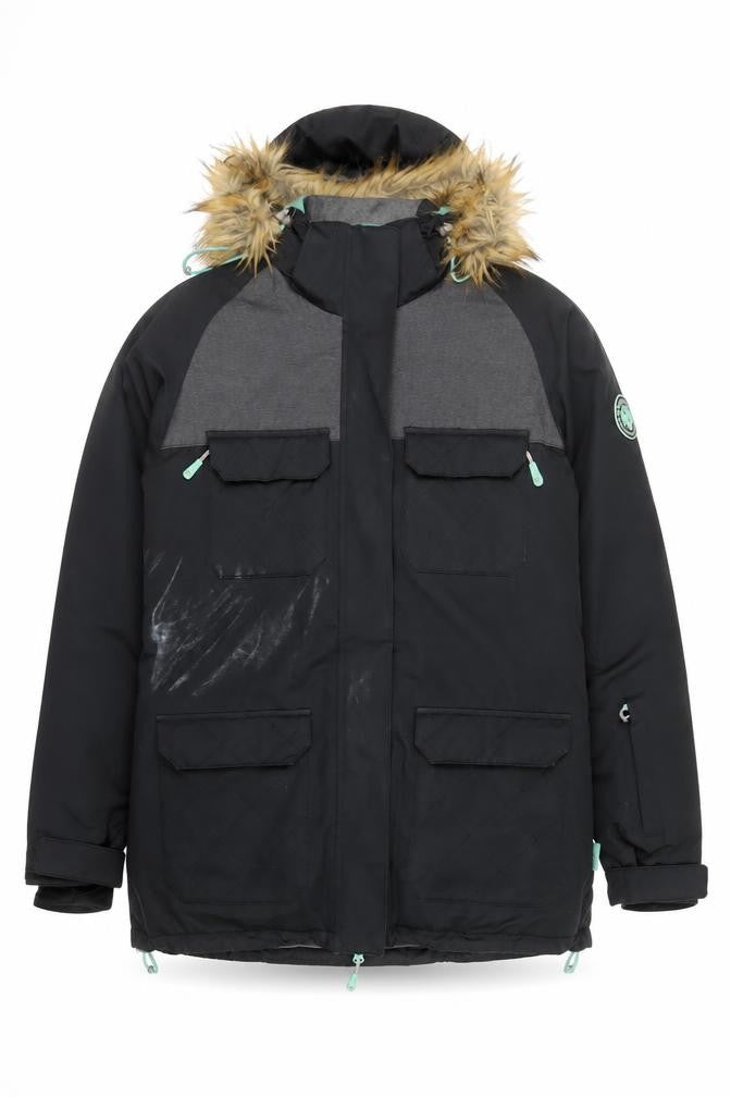 Womens UK Size L Surfanic Black Ski Jacket