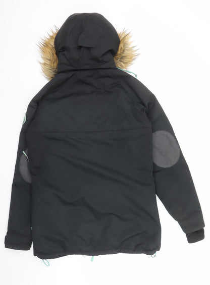 Womens UK Size L Surfanic Black Ski Jacket