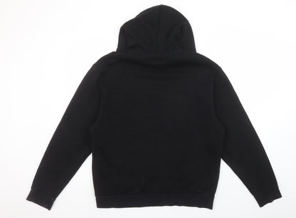 Mens UK Size M River Island Black Pullover Hoodie