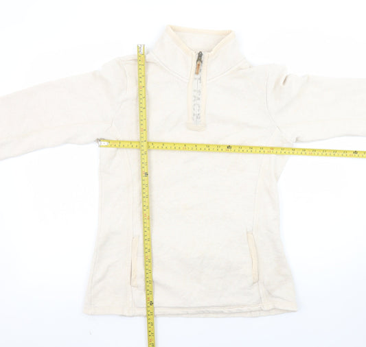 Womens UK Size 8 Fat Face Beige Pullover Sweatshirt