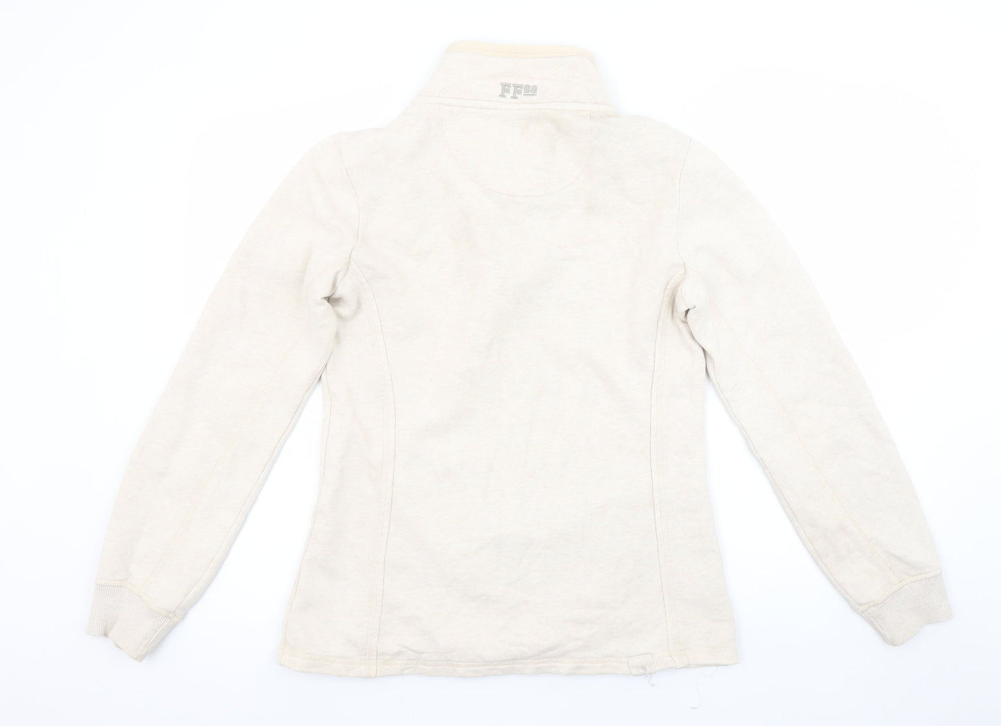 Womens UK Size 8 Fat Face Beige Pullover Sweatshirt