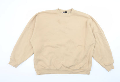 Womens UK Size 10 Missy Empire Beige Pullover Sweatshirt