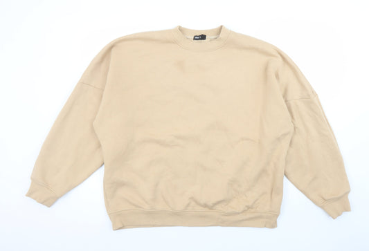 Womens UK Size 10 Missy Empire Beige Pullover Sweatshirt