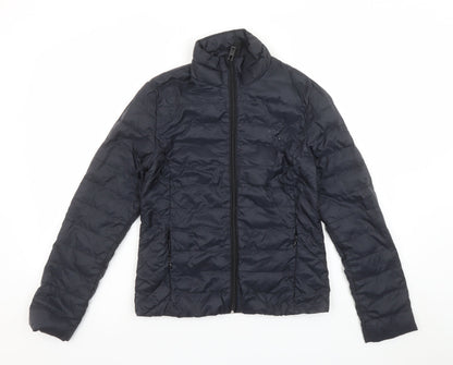 Womens UK Size 8 Jack Wills Blue Puffer Jacket