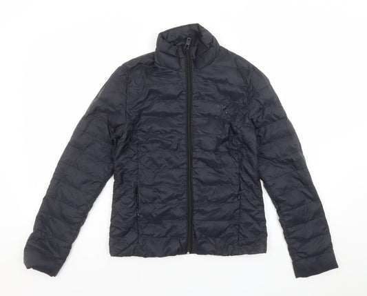 Womens UK Size 8 Jack Wills Blue Puffer Jacket