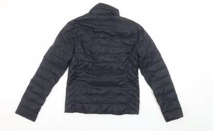 Womens UK Size 8 Jack Wills Blue Puffer Jacket