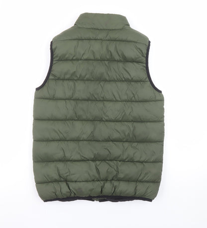 Boys UK Size 11-12 Years TU Green Puffer Jacket