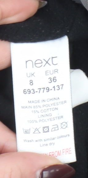 Womens UK Size 8 NEXT Grey Anorak Coat
