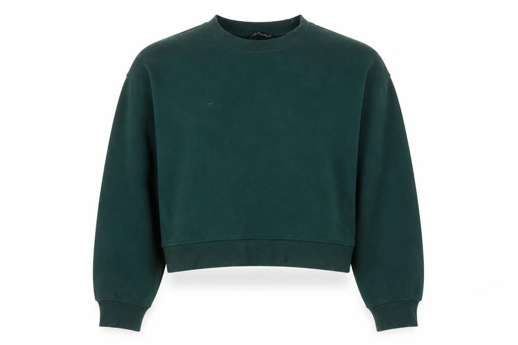 Womens UK Size M Zara Green Pullover Sweatshirt