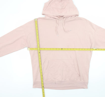 Womens UK Size M New Look Pink Pullover Hoodie
