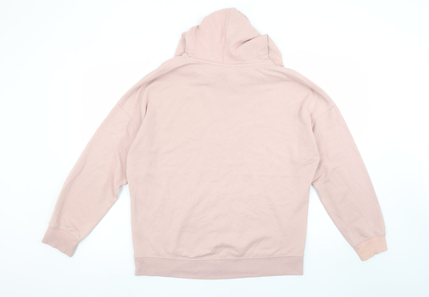 Womens UK Size M New Look Pink Pullover Hoodie