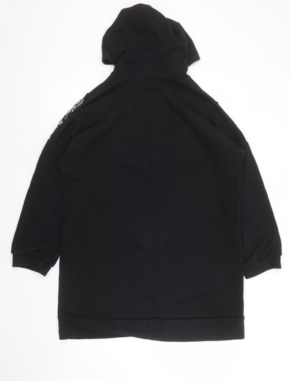 Womens UK Size L Touché Black Pullover Hoodie