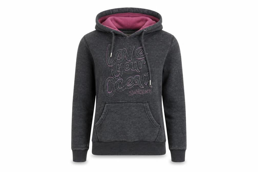 Womens UK Size 8 Saltrock Grey Pullover Hoodie