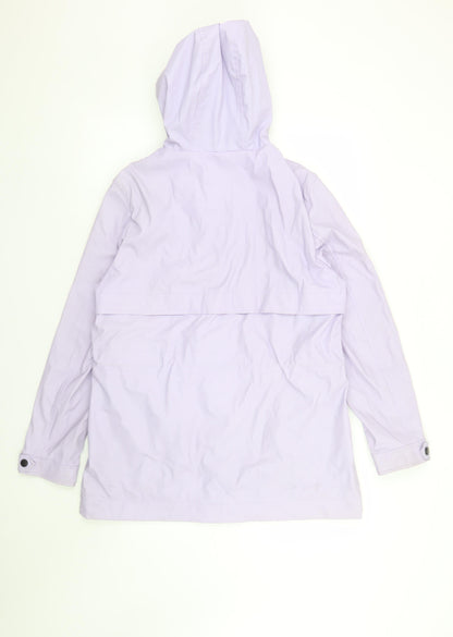Womens UK Size 12 NEXT Purple Parka Coat