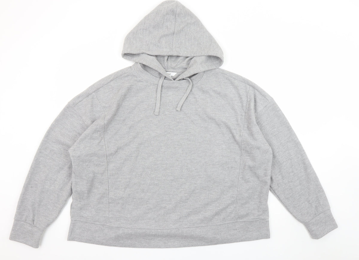 Womens UK Size L NEXT Grey Pullover Hoodie