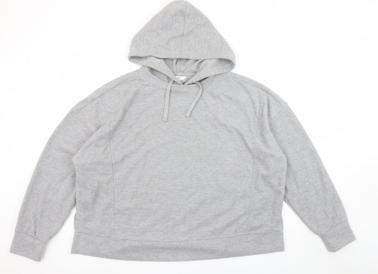 Womens UK Size L NEXT Grey Pullover Hoodie