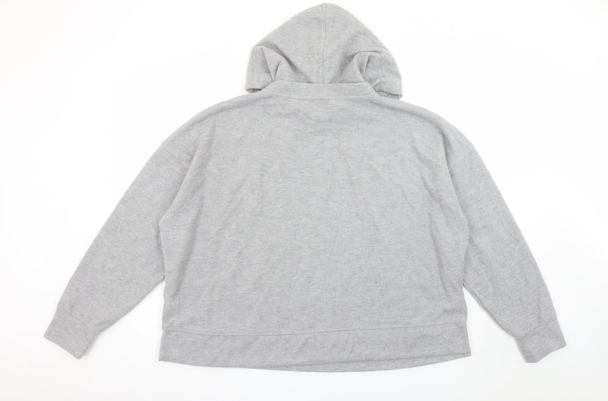 Womens UK Size L NEXT Grey Pullover Hoodie