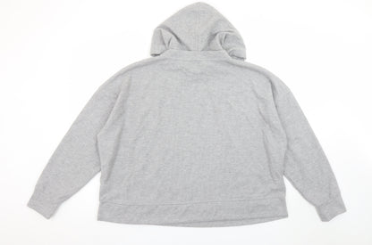 Womens UK Size L NEXT Grey Pullover Hoodie