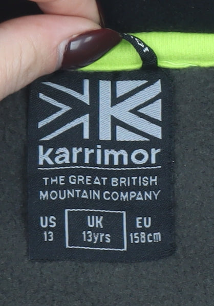 Boys UK Size 13 Years Karrimor Grey Fleece Jacket