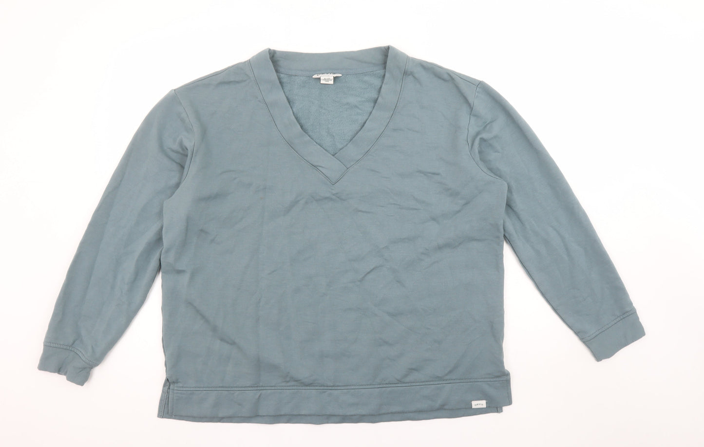 Womens UK Size XL Orvis Blue Pullover Sweatshirt