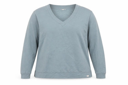 Womens UK Size XL Orvis Blue Pullover Sweatshirt