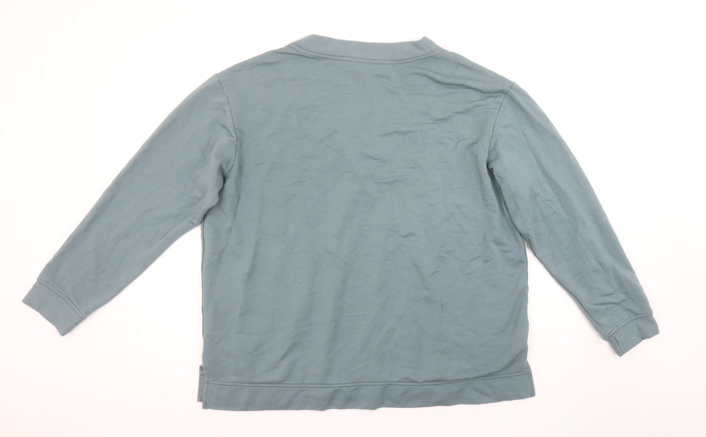 Womens UK Size XL Orvis Blue Pullover Sweatshirt