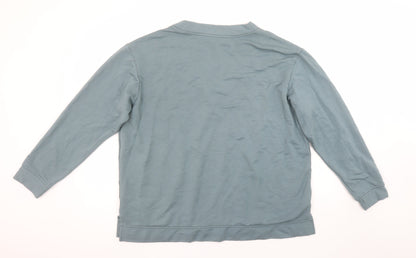 Womens UK Size XL Orvis Blue Pullover Sweatshirt
