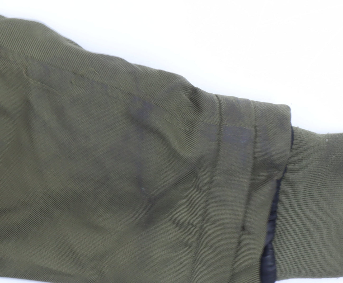 Mens UK Size S INDICODE Green Parka Coat
