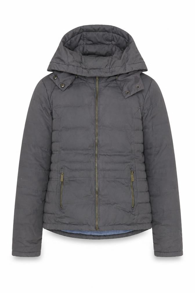 Womens UK Size S FatFace Grey Puffer Jacket