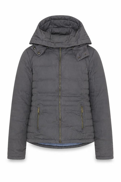 Womens UK Size S FatFace Grey Puffer Jacket