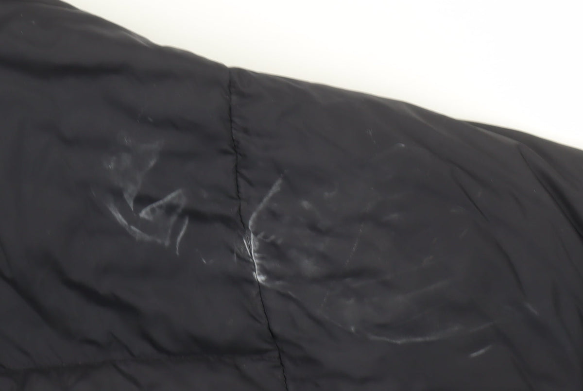 Mens UK Size 50 Henry Cotton's Black Puffer Jacket