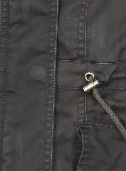 Womens UK Size 12 Miss Selfridge Brown Parka Coat