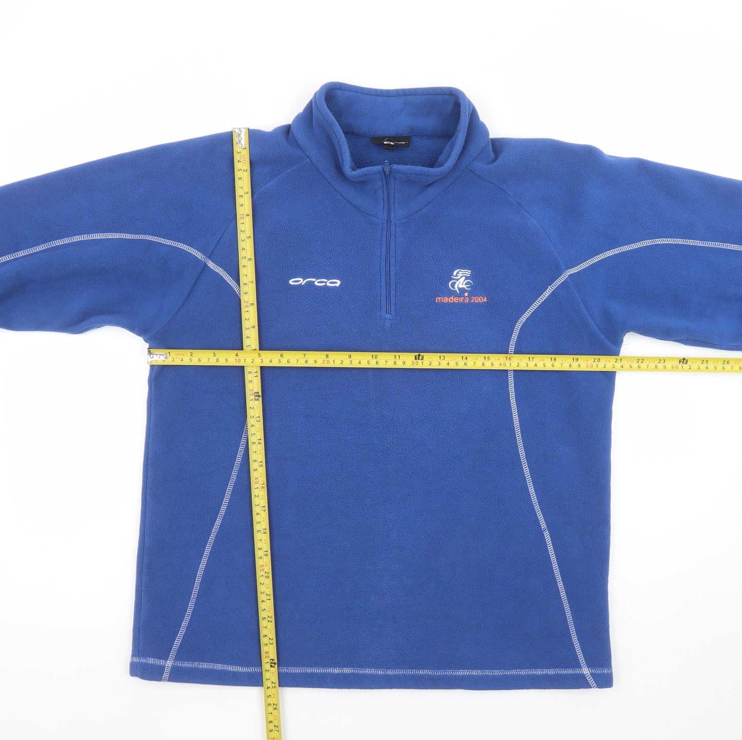 Mens UK Size M ORCA Blue Pullover Sweatshirt