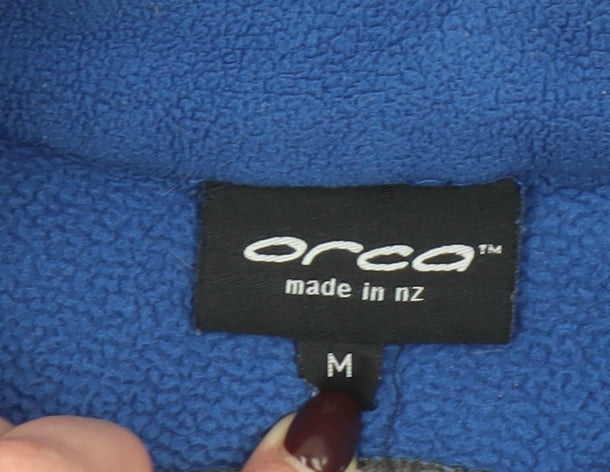 Mens UK Size M ORCA Blue Pullover Sweatshirt
