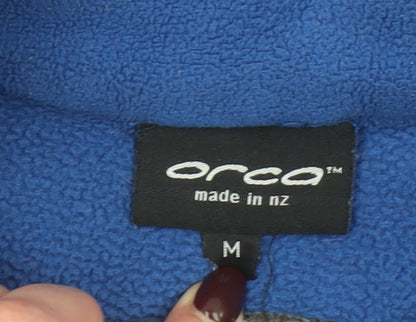 Mens UK Size M ORCA Blue Pullover Sweatshirt