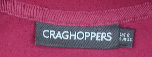 Womens UK Size 8 Craghoppers Red Pullover Sweatshirt