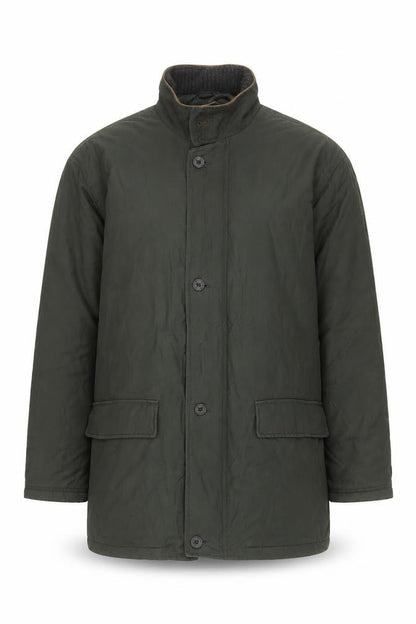 Mens UK Size M Wolsey Green Overcoat